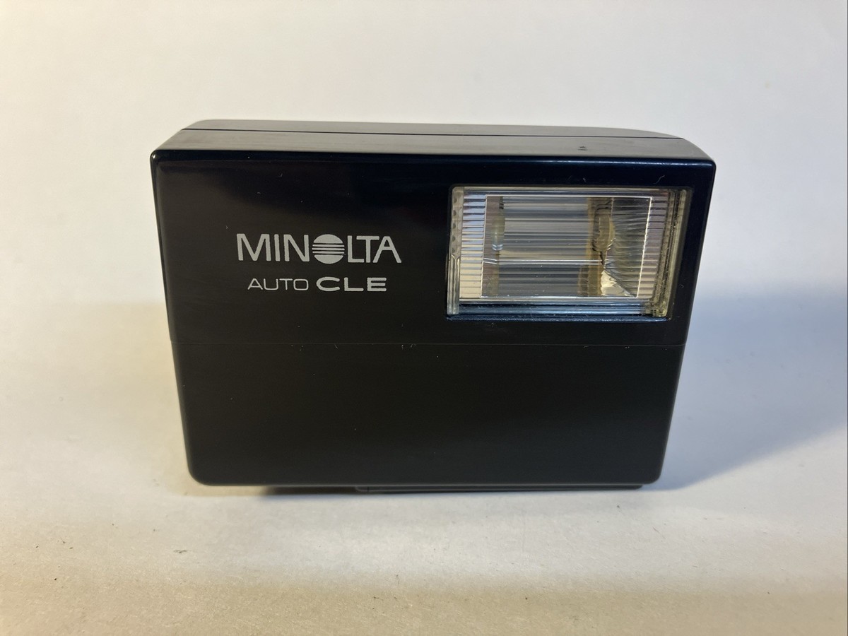 Minolta Auto CLE flash, tested and working | eBay