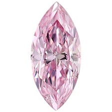 0.15ct Natural Fancy Intense Pink Marquise Diamond SI1 CGL Certified