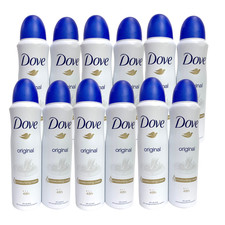 12 Pack Dove Original Anti-Perspirant Deodorant Body Spray 48h 0 Alcohol