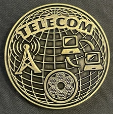 IBEW Telecom Challenge Coin Telecommunications Quality Safety Accountability
