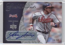 2007 Exquisite Rookie Signatures Endorsements 10/50 Yunel Escobar Auto 0o9