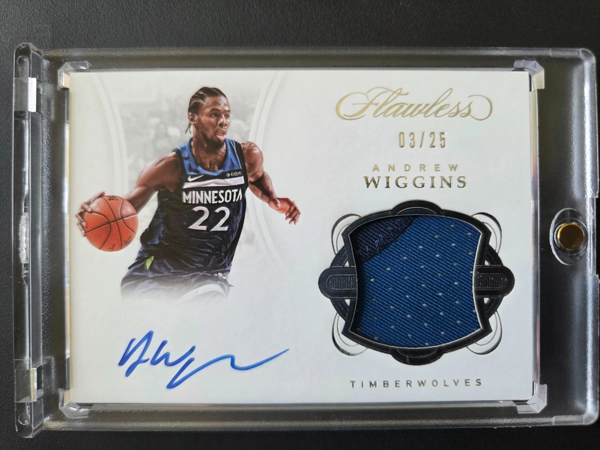 スポーツ選手 Panini Noir Andrew Wiggins RC patch auto 2019-20 Panini Noir - Andrew Wiggins #117 for sale | eBay