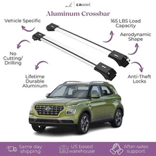 ERKUL Roof Rack Cross Bars | Hyundai Venue 2020-2025 Aluminum Lockable OPEN-BOX