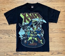 Vintage Marvel Comics Xmen Team Distressed Mad Engine Youth Large