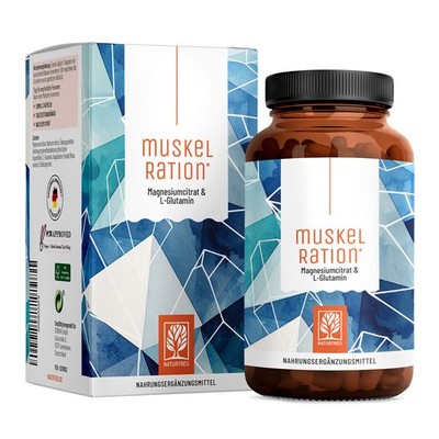 Magnesium Zink Muskelfunktion Regeneration 90 St vegan Muskelration NATURTREU 