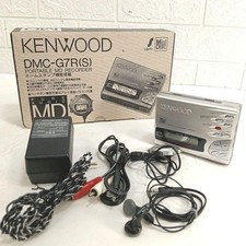 KENWOOD DMC-G7R MD Mini Disc Portable Player working condition w/BOX set
