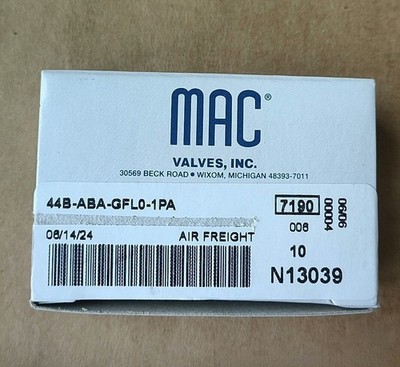 1PC NEW MAC solenoid valve 44B-ABA-GFL0-1PA    @zx