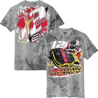 #ad Ryan Blaney 2026 Menards Delta Smoke 2 Spot T Shirt Gray $43.95