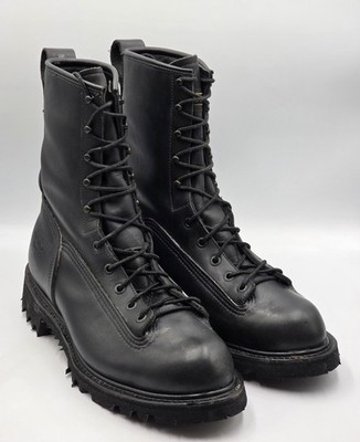 Red Wing 11009 Mens 9D Black Lace To Toe Logger Work Boots USA Vintage