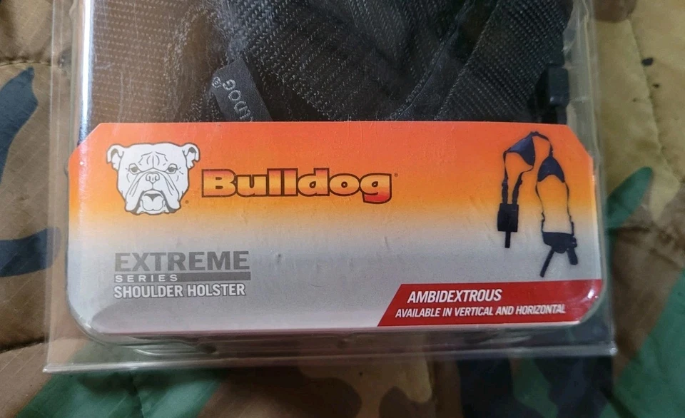 Bulldog Black Nylon AMBIDEXTROUS Size 2 Snub Nose Revolver Shoulder Holster - Image 3 of 4