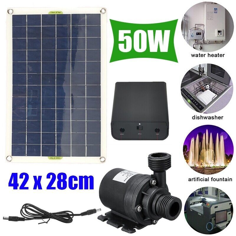 Solar Panel Solar Fish Tank Heater 800L/H Solar Panel Power Water