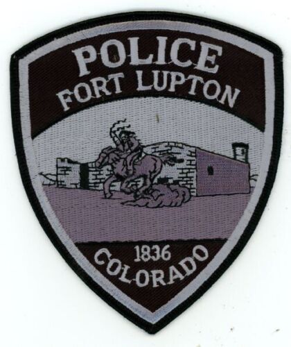 COLORADO CO FORT LUPTON POLICE STONOWANY STYL SWAT ŁADNA NASZYWKA NA RAMIĘ SZERYF - Zdjęcie 1 z 1