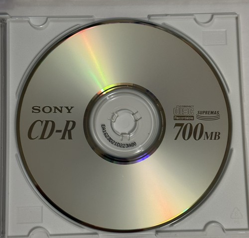 3 Sony CD-R 700 mb + 18 Slim CD Jewel Cases In Various Colors - Picture 2 of 6