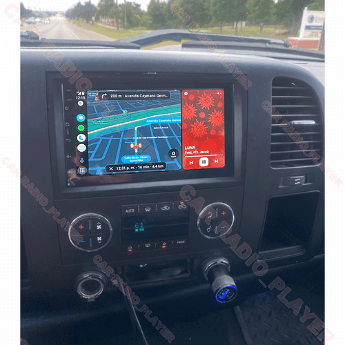 4+64G Stereo Radio For 2007-2012 GMC Acadia Sierra Yukon Android 13 GPS Nav WIFI - Picture 2 of 16