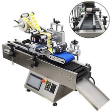 110V 900W Automatic Horizontal Labeling Machine w/Conveyor Roller 20-60PCS/min