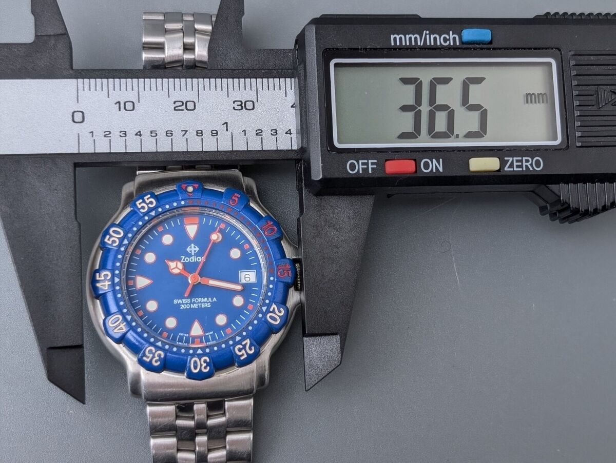 Zodiac Swiss Formula Blue Dial Stainless Steel Quartz Men's Zodiac Swiss Formula Blue Dial Stainless Steel Quartz Men's