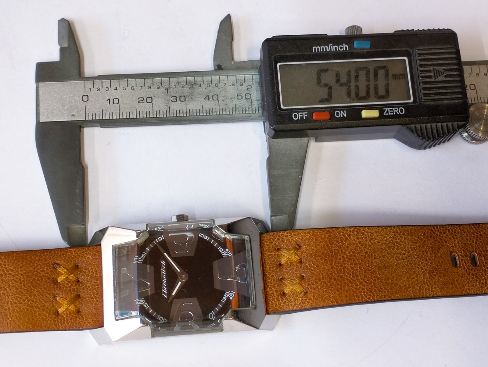 CHRONOTECH QUARTZ BROWN DIAL 6024M ITALY MEN'S FULL WORKING VINTAGE ...