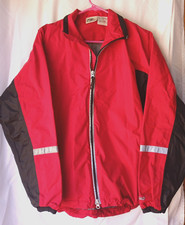 Road Runner Sports Women Red  Black Windbreaker M NWOT