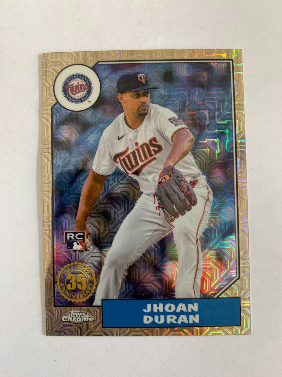 2022 Topps Update '87 Topps Silver Pack Chrome #T87C62 Jhoan Duran TWINS