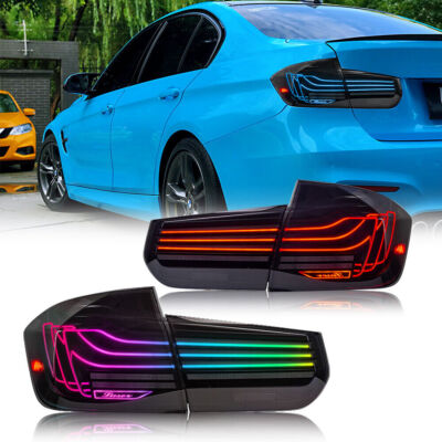 FULL LED Tail Lights RGB For 2013-2018 BMW 3-Series F30 F80 Sedan