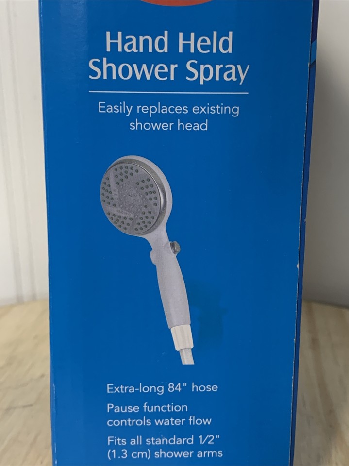Carex HandHeld Shower Spray Carex 84” Hose 1 Shower Sprayer
