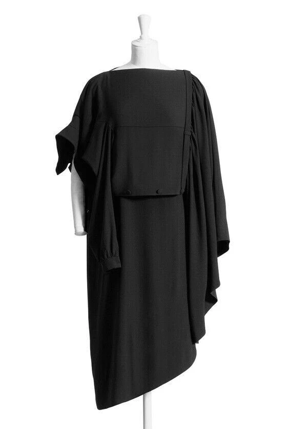 MAISON MARGIELA ABITO ORIZZONTALE MAISON MARTIN MARGIELA H&M MISTO LANA NERA UK 10 US 6 PICCOLO NUOVO CON ETICHETTE