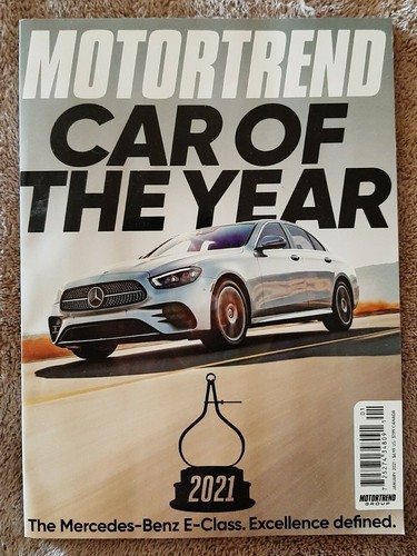 Motortrend Magazine January 2021 Car of the Year Issue Mercedes-Benz E-Class - 第 1/1 張圖片