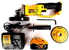 Dewalt DCG412 20V Cordless Grinder 4 1/2, 1 4.0 DCB204 Battery, 1 Charger Volt