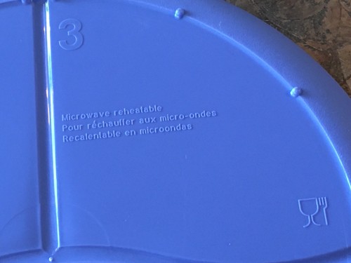 TUPPERWARE Crystal Wave BLUE Divided 3 section 10" Dish 3284C Replacement NO LID - Picture 5 of 10