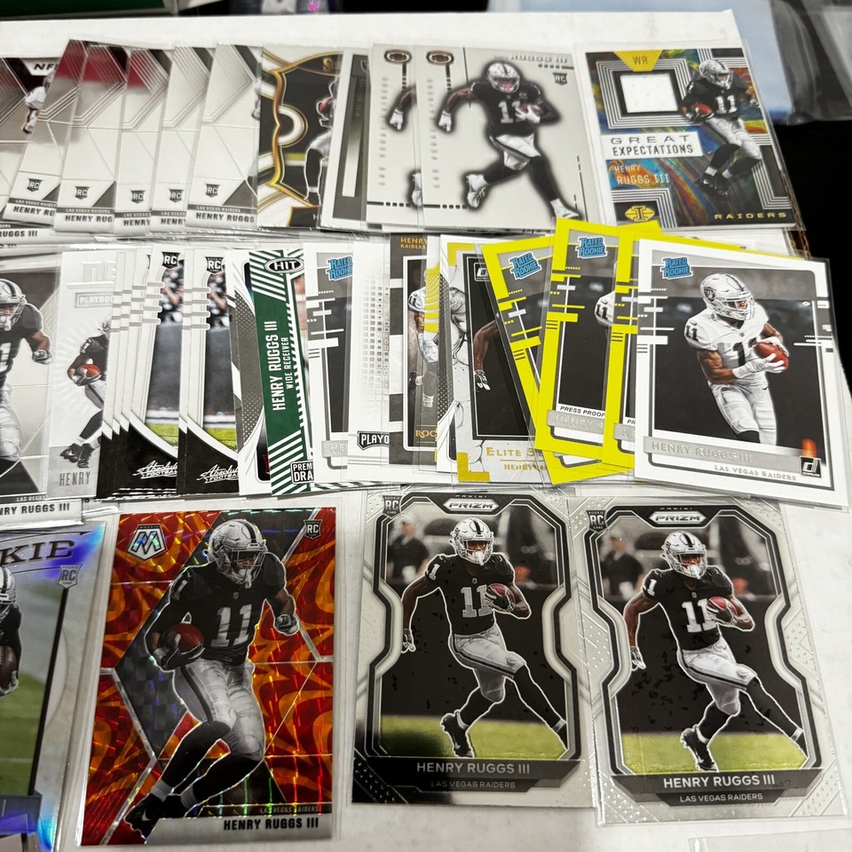 Massive! HENRY RUGGS 170 CARD ROOKIE LOT! Prizm, Optic Mosaic Patch