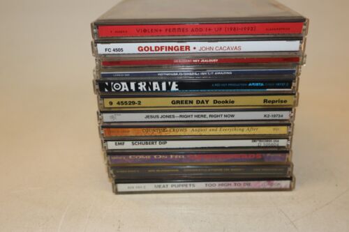 Lot of 12 Alternative Rock Music CDs Femmes Goldfinger Green Day Meat Puppets - Picture 1 of 4