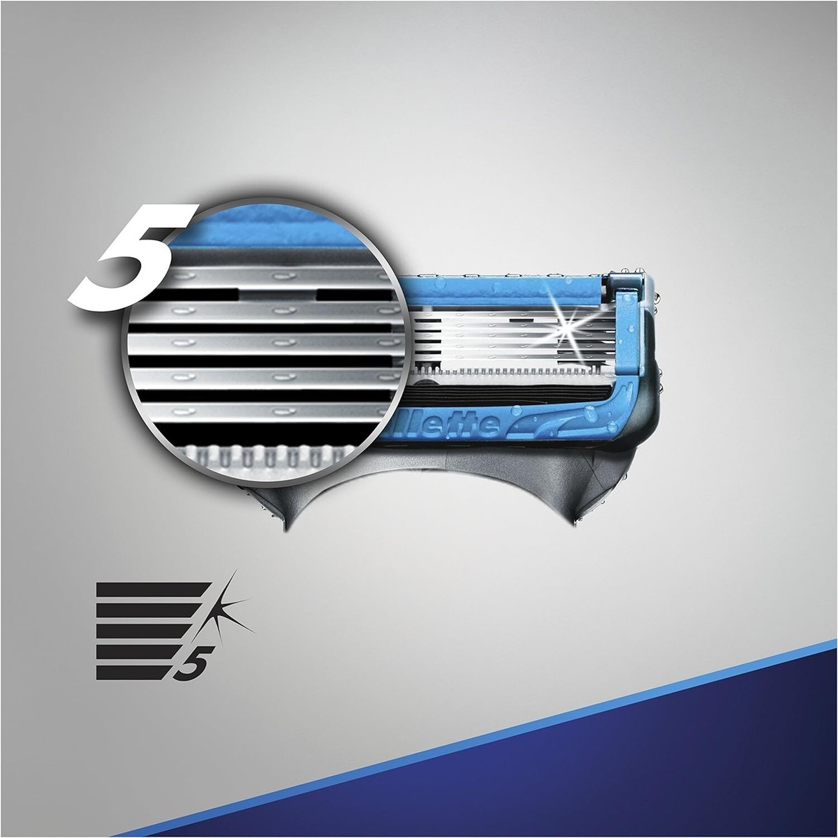Recharge De 6 Lames Gillette PROSHIELD CHILL Pour Rasoirs Fusion - Pack XL