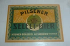 $. EGYPT KRONEN BRAUEREI OLD  label