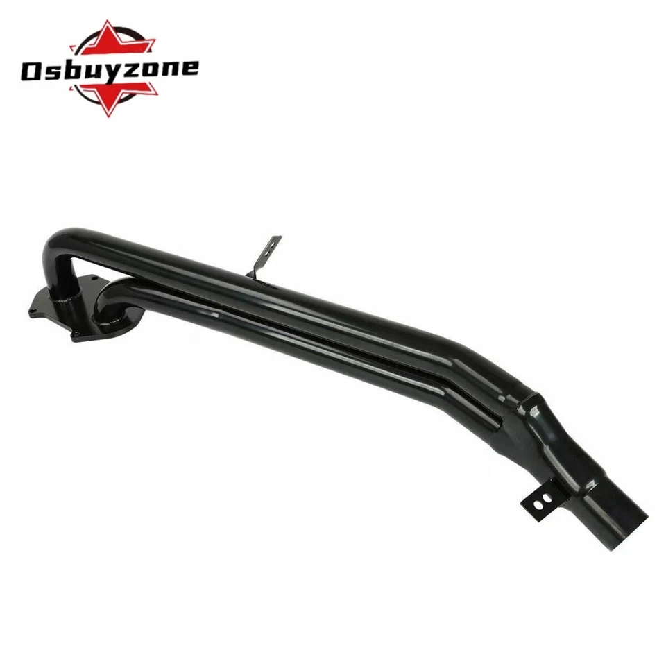 Black New Exhaust Header w/Gasket for 1979-1985 Mazda RX-7 RX7 SA/FB 1.1L 12A US - Image 2 of 4