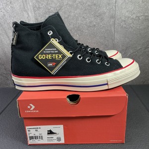 Converse Chuck 70 Hi Gore Tex Lona Talla 10 Hombre Negro Blanco Zapatos  Tenis | eBay