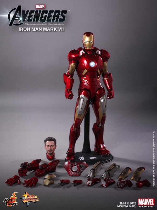 hot toys avengers iron man mark vii | eBay