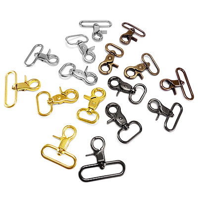 Taschenverschlüsse Hummer drehbar Triggerclips Druckknopphaken 20 25 30 40mm