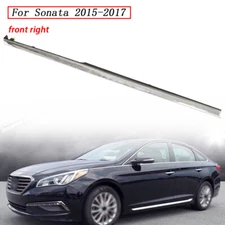 For Hyundai Sonata 2015 2016 2017 Right Kit Front Fender Molding Chrome Trim