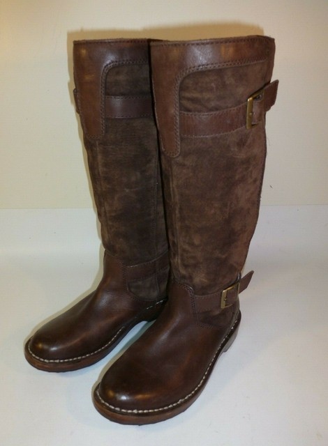 shearling lined riding boots