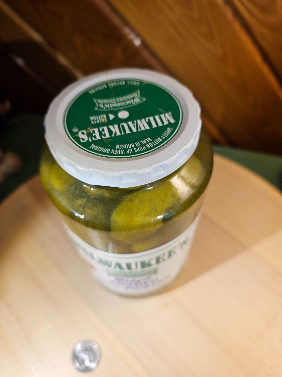 Milwaukee's Best MIDGET Kosher Dill Pickles (DISCONTINUED NAME) NOS 32