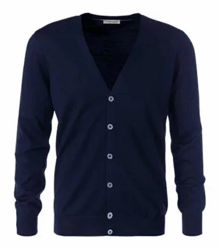 Cárdigans de hombre azules