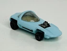 *READ Hot Wheels Redline Silhouette 1967 Blue White Interior US Light Blue Paint