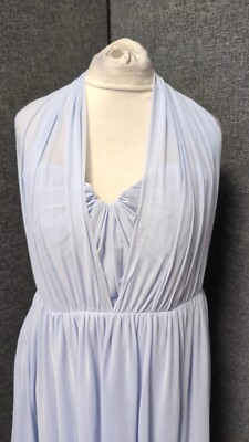 Asos Tall Bridesmaid Multiway Midi Dress Icy Blue UK 14 LN049 AA 17 | eBay  UK