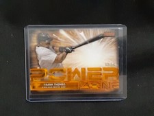 2017 Topps Stadium Club Power Zone Frank Thomas Orange Serial #'d 13/50 # PZ-FT
