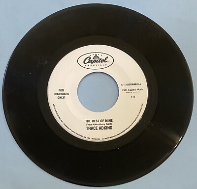 Trace Adkins   The Rest of Mine / Wayfaring Stranger    45 Vinyl Record
