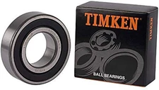 2(Pack) 6205-2RS C3 TIMKEN 25X52X15mm Double Rubber Seal Bearing New