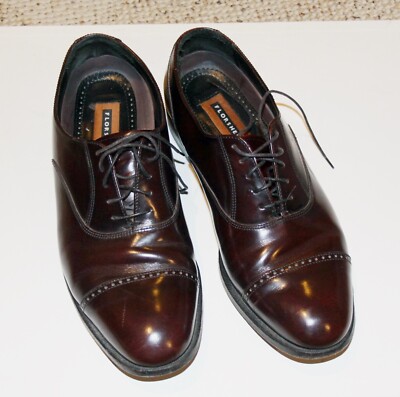 Florsheim Lexington Cap Toe  Mens 10D   Plain Toe