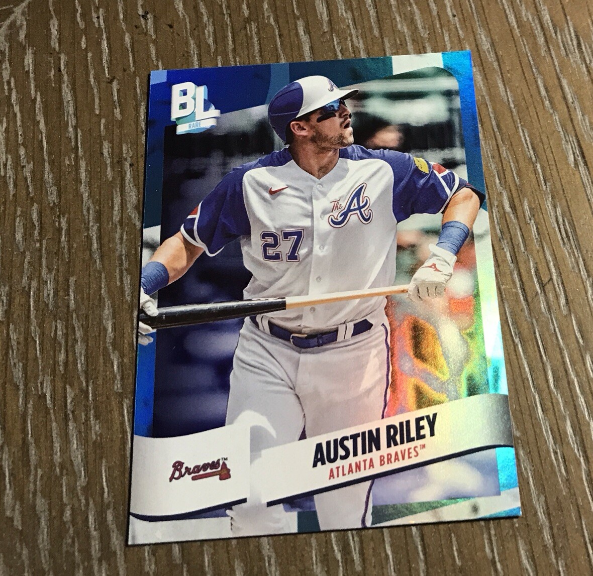 Austin Riley 2024 Big League Blue Foil Parallel #267 X Topps | eBay