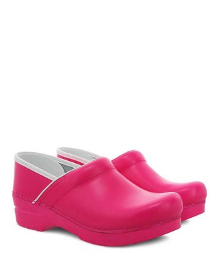 pink dansko professional clogs