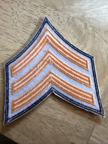 Patch Sergente Rango Chevron 3”x3,5”. NUOVO - Foto 8 di 8